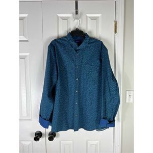 Apt 9 Mens Button Down Premier Flex Shirt Size XXL
